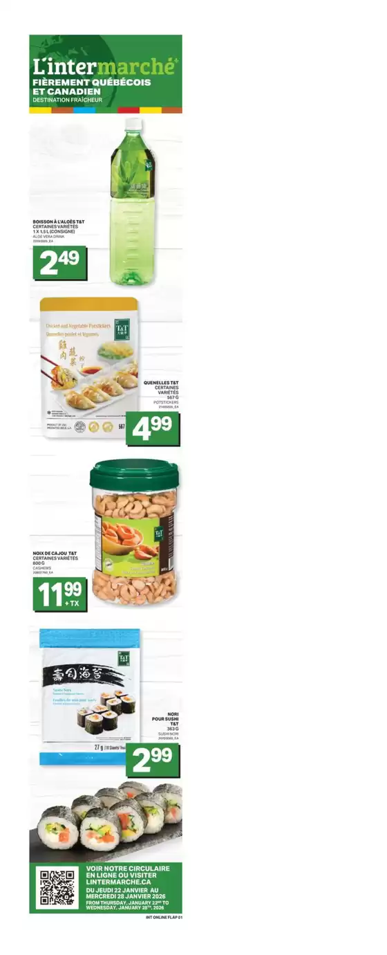 L'Intermarché catalogue in Maidstone | Top deals for all customers | 2026-01-22T00:00:00.000Z - 2026-01-28T00:00:00.000Z