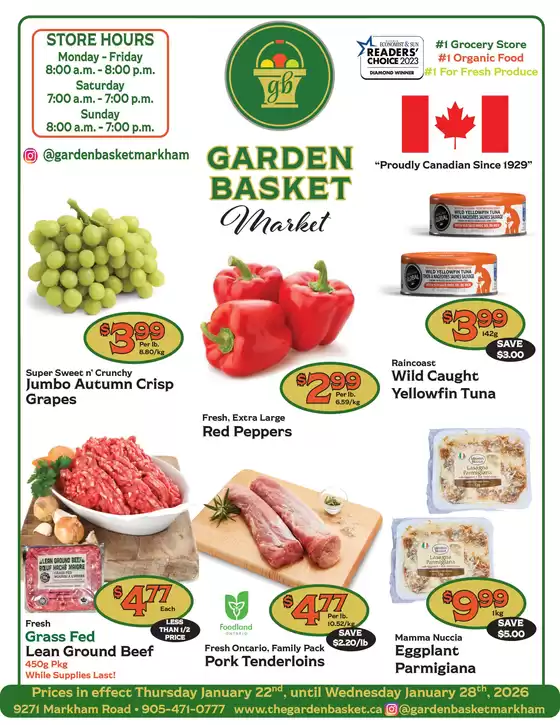 The Garden Basket catalogue in Barrie | Weekly flyer | 2026-01-23T00:00:00.000Z - 2026-01-28T00:00:00.000Z