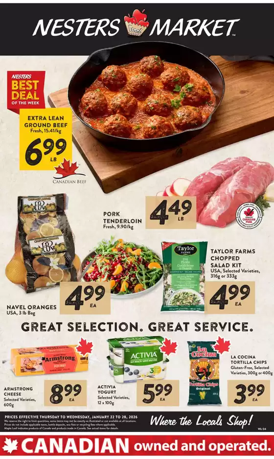 Nesters Market catalogue in Barrie | Best deals of the week | 2026-01-23T00:00:00.000Z - 2026-01-28T00:00:00.000Z