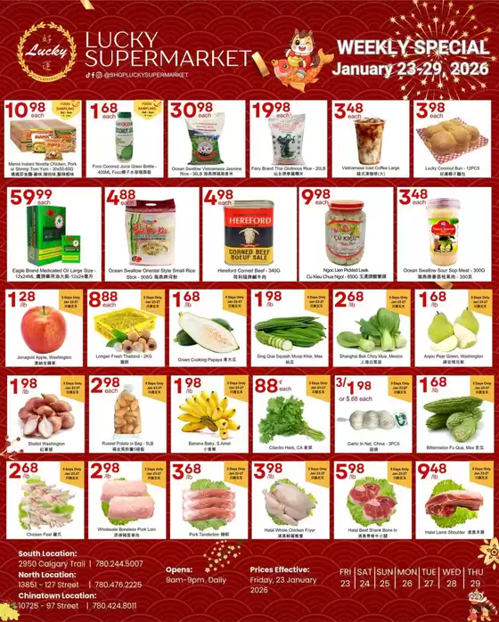Lucky Supermarket catalogue in Barrie | Weekly specials | 2026-01-23T00:00:00.000Z - 2026-01-29T00:00:00.000Z