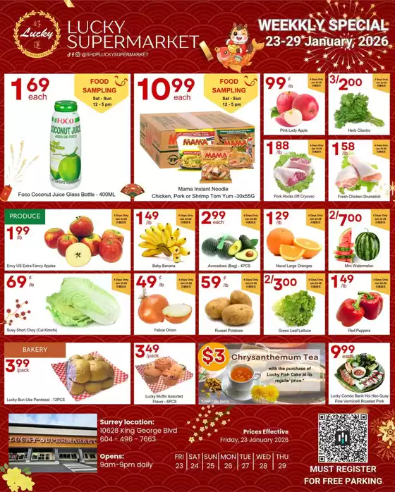 Lucky Supermarket catalogue in Barrie | Weekkly special 23-29 january, 2026 | 2026-01-23T00:00:00.000Z - 2026-01-29T00:00:00.000Z