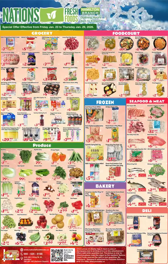 Nations Fresh Foods catalogue in Barrie | Weekly Specials Jan 23–Jan 29! | 2026-01-23T00:00:00.000Z - 2026-01-29T00:00:00.000Z