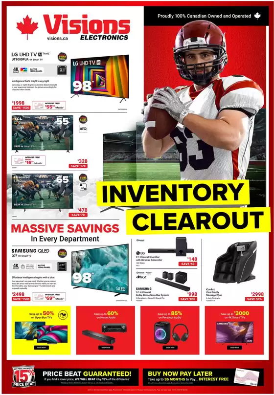 Visions Electronics catalogue in Toronto | Massive savings in every department  | 2026-01-23T00:00:00.000Z - 2026-01-29T00:00:00.000Z