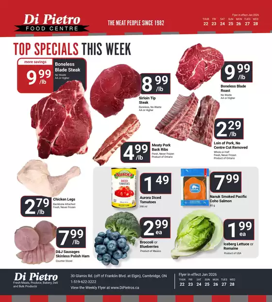 Di Pietro catalogue in Kitchener | Top specials this week  | 2026-01-23T00:00:00.000Z - 2026-01-28T00:00:00.000Z