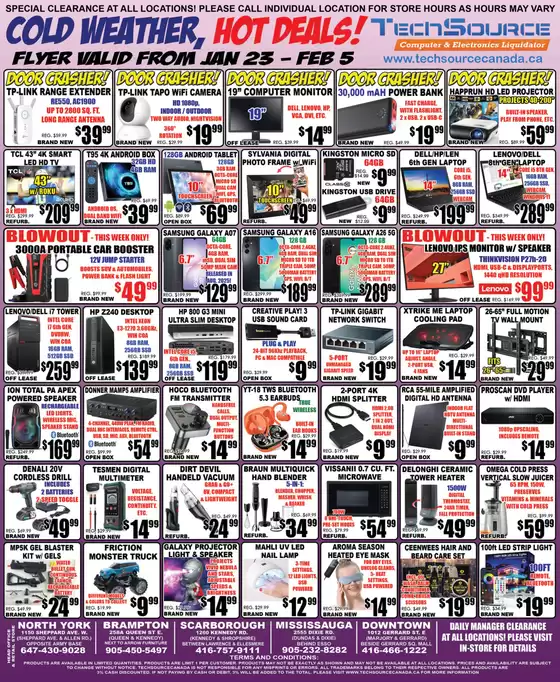 TechSource catalogue in Killarney | TechSource, flyer | 2026-01-23T00:00:00.000Z - 2026-02-05T00:00:00.000Z