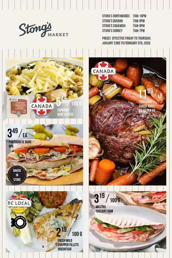 Stong's Market catalogue in Mississauga | Current Specials  | 2026-01-26T00:00:00.000Z - 2026-02-05T00:00:00.000Z