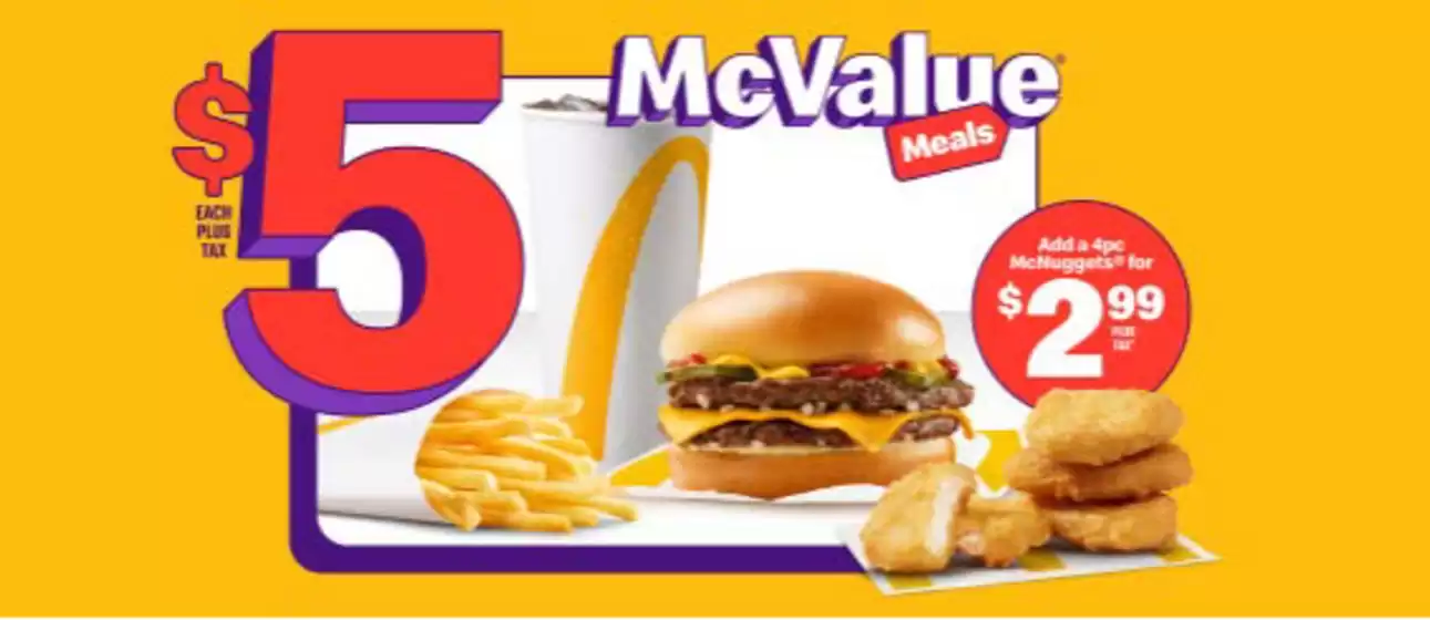 McDonald's catalogue in Halifax | Mc value meals 5$ | 2026-01-26T00:00:00.000Z - 2026-02-09T00:00:00.000Z