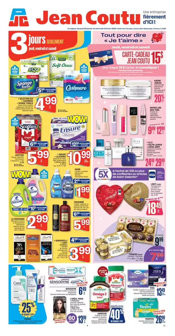 Jean Coutu catalogue in Killarney | Discounts and promotions | 2026-01-29T00:00:00.000Z - 2026-02-04T00:00:00.000Z
