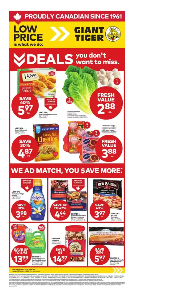 Giant Tiger catalogue in Saint-Jérôme | Exclusive deals and bargains | 2026-01-28T00:00:00.000Z - 2026-02-03T00:00:00.000Z