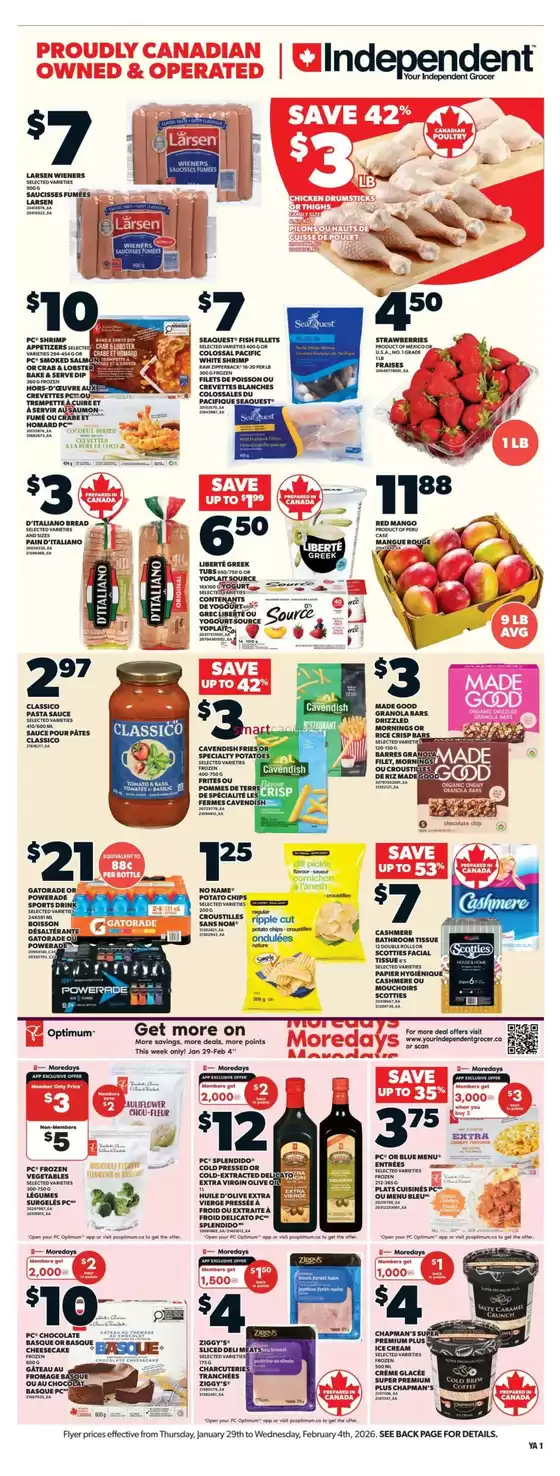 Independent Grocer catalogue in North York | Save now with our deals | 2026-01-29T00:00:00.000Z - 2026-02-04T00:00:00.000Z