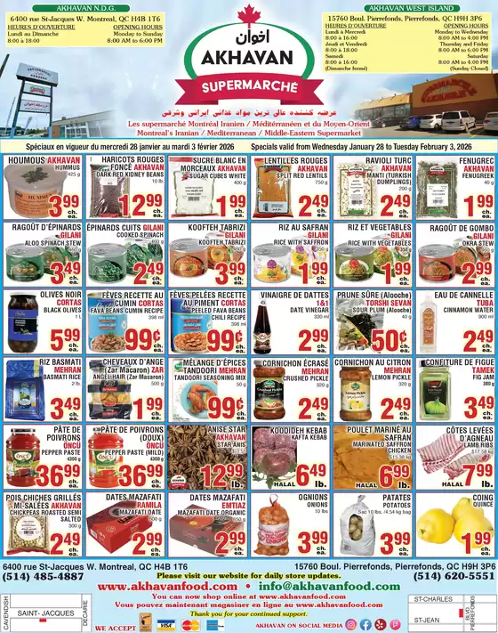 Akhavan catalogue in Quebec | Weekly flyer | 2026-01-28T00:00:00.000Z - 2026-02-03T00:00:00.000Z
