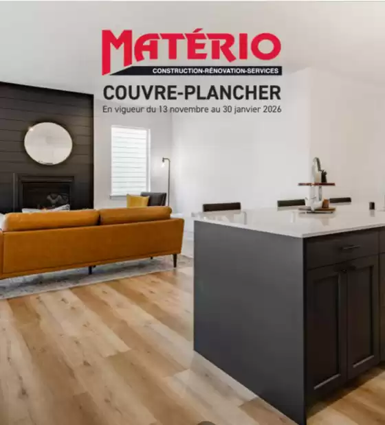 Matério catalogue in Cap-Santé | Couvre-plancher | 2026-01-28T00:00:00.000Z - 2026-01-30T00:00:00.000Z