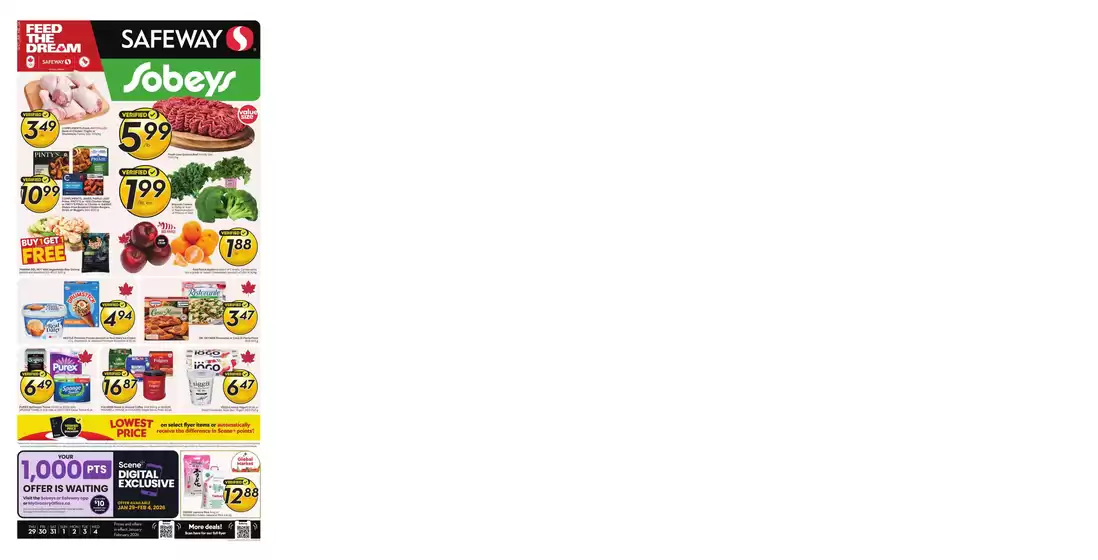 Safeway catalogue in Bowmanville | Current deals and offers | 2026-01-29T00:00:00.000Z - 2026-02-04T00:00:00.000Z