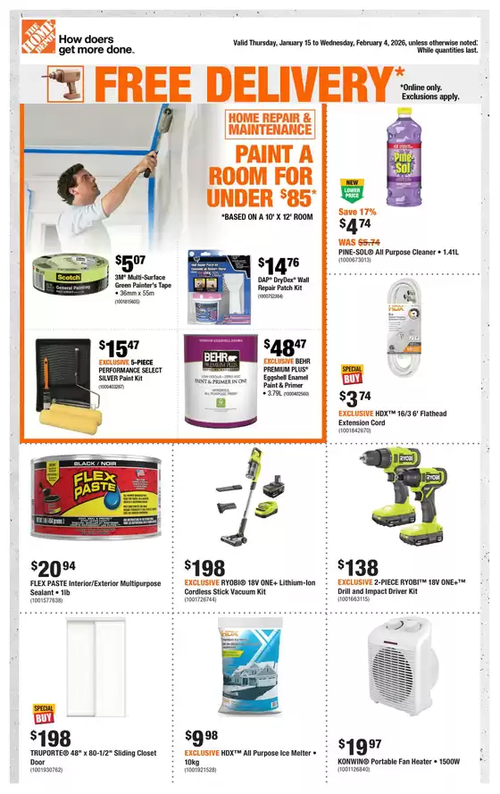 Home Depot catalogue in Mississauga | Flyer_CP | 2026-01-15T00:00:00.000Z - 2026-02-04T00:00:00.000Z