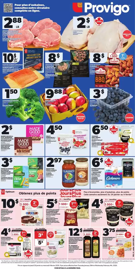 Provigo catalogue in Bowmanville | Provigo weekly flyer | 2026-01-29T00:00:00.000Z - 2026-02-04T00:00:00.000Z