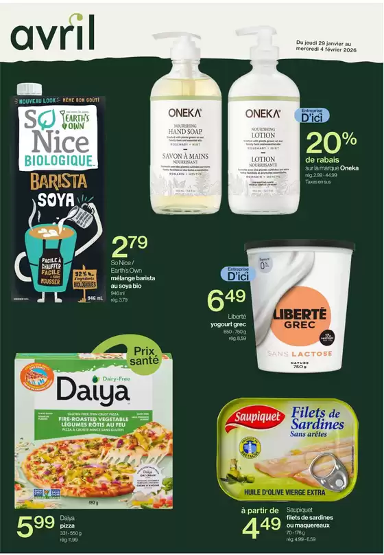 Avril catalogue in Renews-Cappahayden | Circulaire | 2026-01-29T00:00:00.000Z - 2026-02-04T00:00:00.000Z