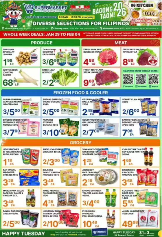 88 Supermarket catalogue in Abbotsford | Whole week deals  | 2026-01-30T00:00:00.000Z - 2026-02-04T00:00:00.000Z