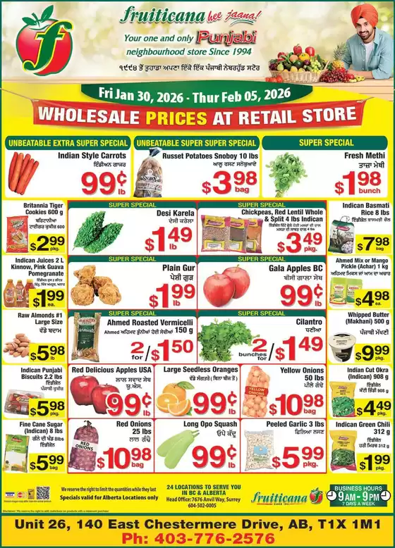 Fruiticana catalogue in Saint Clements | Special offers for you | 2026-01-30T00:00:00.000Z - 2026-02-05T00:00:00.000Z