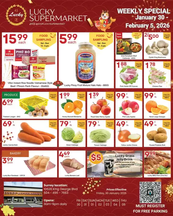 Lucky Supermarket catalogue in Saint Clements | Sale happy lunar  | 2026-01-30T00:00:00.000Z - 2026-02-05T00:00:00.000Z