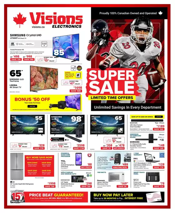 Visions Electronics catalogue in North York | Flyer | 2026-01-30T00:00:00.000Z - 2026-02-05T00:00:00.000Z