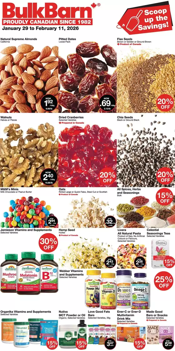 Bulk Barn catalogue in Georgina | Bulk Barn Weekly ad | 2026-01-29T00:00:00.000Z - 2026-02-11T00:00:00.000Z