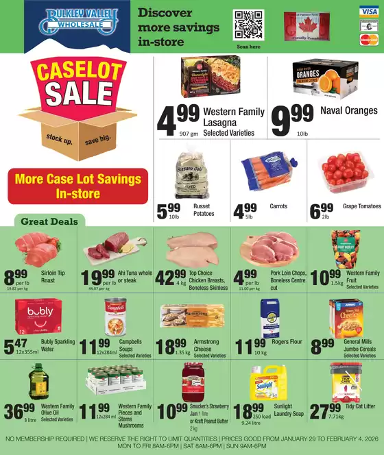 Bulkley Valley Wholesale catalogue in View Royal | Discover more savings in-store | 2026-01-30T00:00:00.000Z - 2026-02-04T00:00:00.000Z