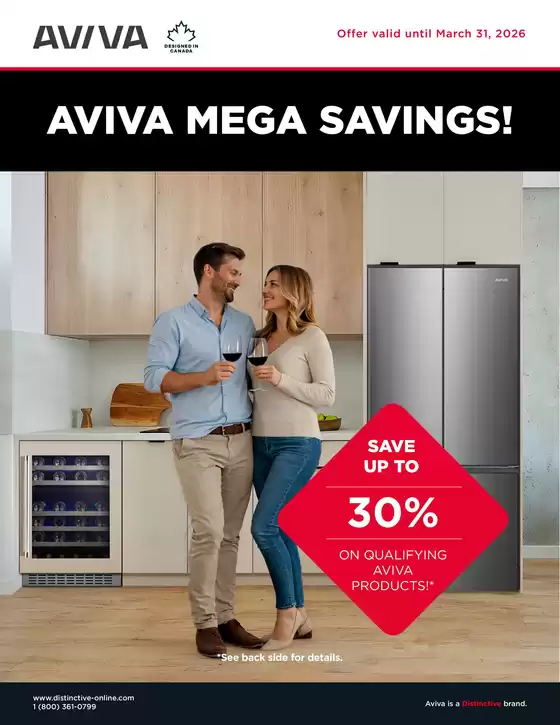 Goemans Appliances catalogue in Toronto | Aviva mega savings  | 2026-01-30T00:00:00.000Z - 2026-03-31T00:00:00.000Z