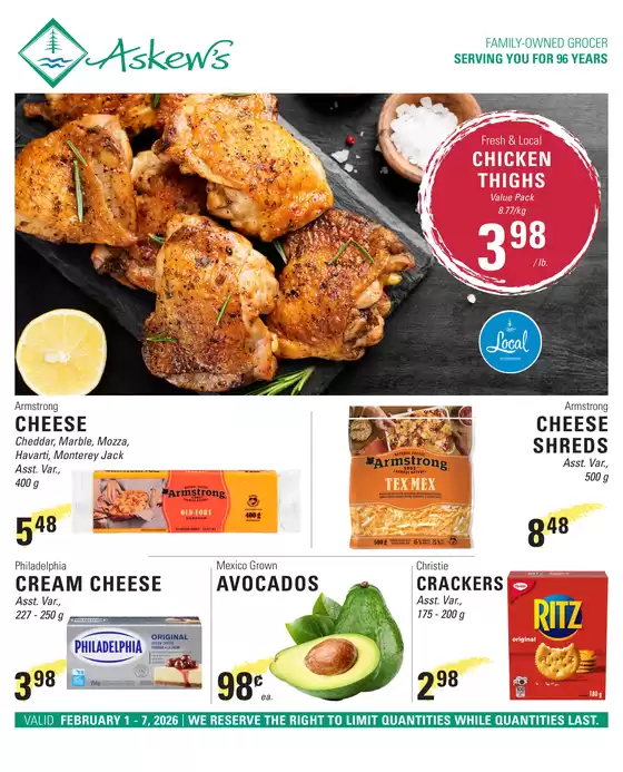 Askews Foods catalogue in Saint-Lazare | Weekly flyer  | 2026-02-02T00:00:00.000Z - 2026-02-07T00:00:00.000Z