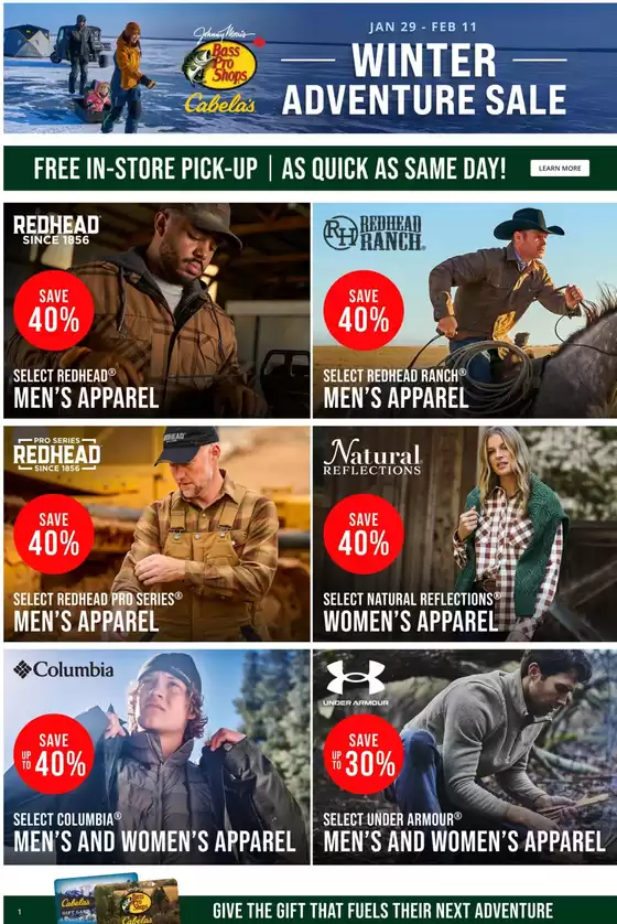 Bass Pro Shop catalogue in New Minas | Winter aventure sale  | 2026-02-02T00:00:00.000Z - 2026-02-11T00:00:00.000Z