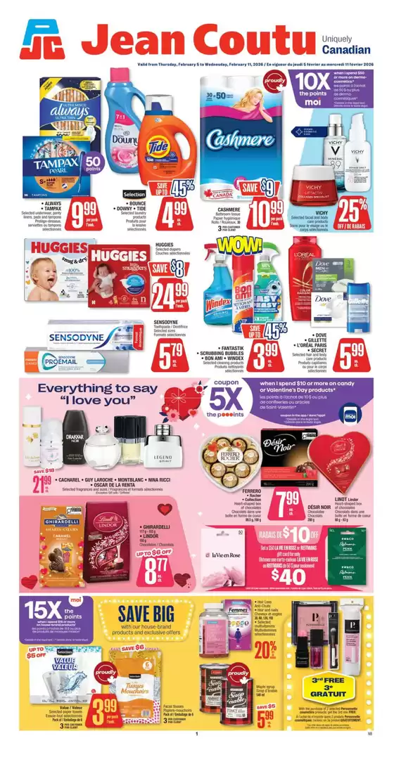 Jean Coutu catalogue in Ottawa | Exclusive deals and bargains | 2026-02-05T00:00:00.000Z - 2026-02-11T00:00:00.000Z