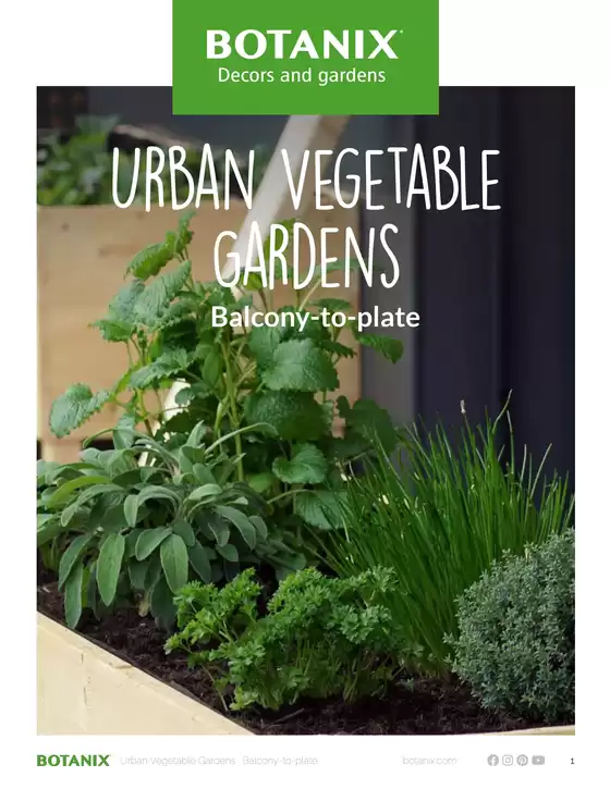 Botanix catalogue in Gatineau | Urban Gardening: Grow Your Own Freshness in the City | 2026-02-03T00:00:00.000Z - 2026-02-17T00:00:00.000Z