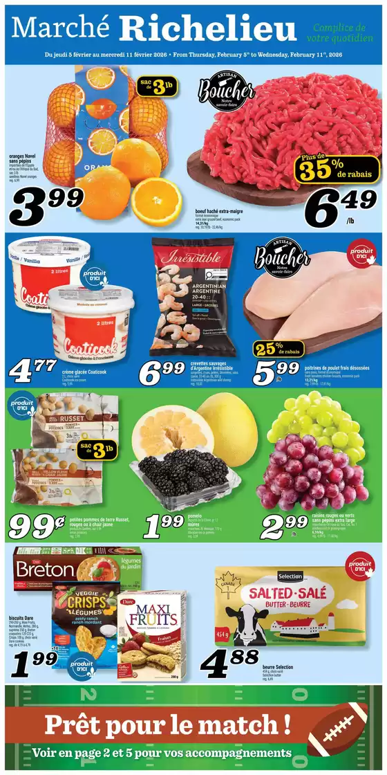 Marché Richelieu catalogue in New Minas | Circulaire hebdomadaire | 2026-02-05T00:00:00.000Z - 2026-02-11T00:00:00.000Z