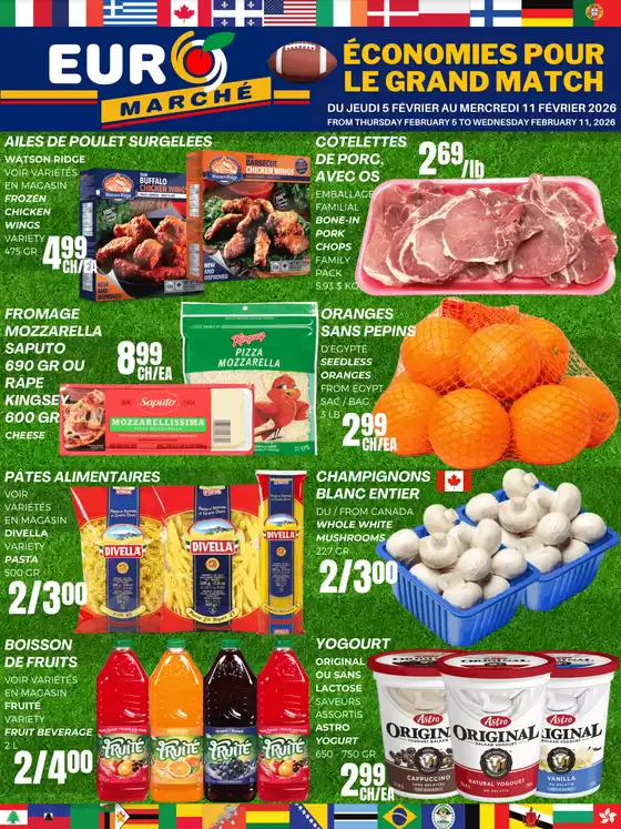 Euromarché catalogue in New Minas | Économies pour le grand match | 2026-02-05T00:00:00.000Z - 2026-02-11T00:00:00.000Z