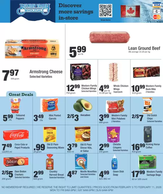 Bulkley Valley Wholesale catalogue in Terrace Bay | Discover more savings in-store | 2026-02-05T00:00:00.000Z - 2026-02-11T00:00:00.000Z