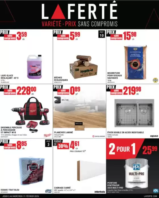 Laferté catalogue in Belleville | Variété prix sans compromis | 2026-02-05T00:00:00.000Z - 2026-02-11T00:00:00.000Z
