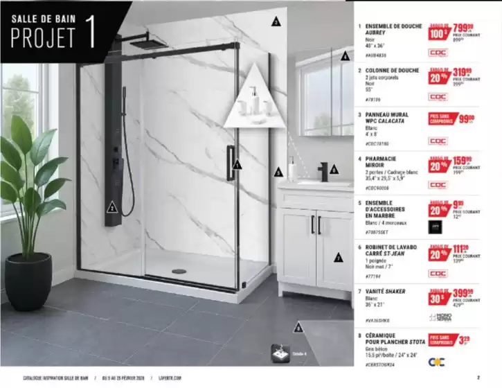 Laferté catalogue in Belleville | Catalogue Inspiration Salle de bain | 2026-02-05T00:00:00.000Z - 2026-02-19T00:00:00.000Z