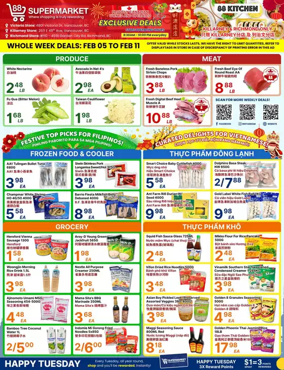 88 Supermarket catalogue in Thunder Bay | Whole week deals  | 2026-02-06T00:00:00.000Z - 2026-02-11T00:00:00.000Z