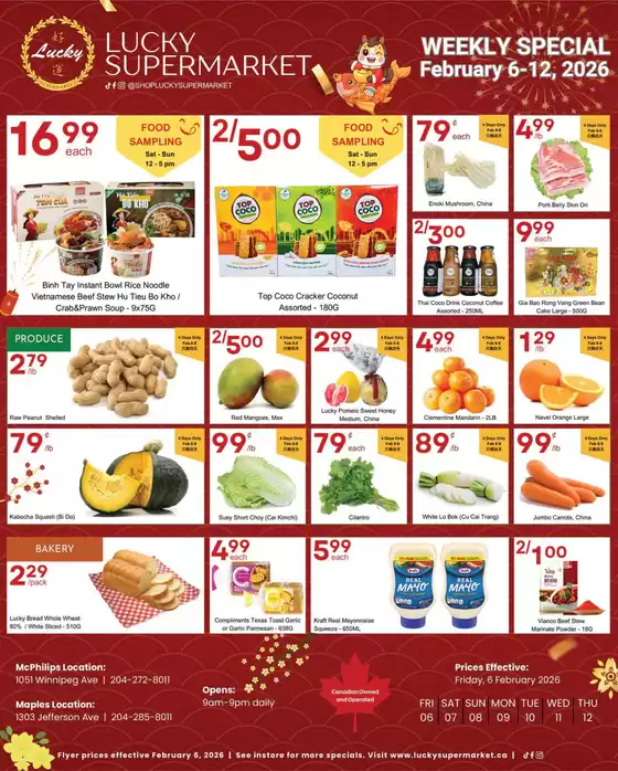Lucky Supermarket catalogue in Windsor (Ontario) | Shop the lucky way  | 2026-02-06T00:00:00.000Z - 2026-02-12T00:00:00.000Z