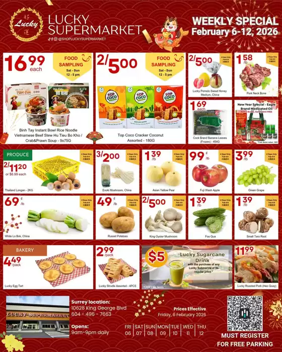 Lucky Supermarket catalogue in Windsor (Ontario) | Shop more save more  | 2026-02-06T00:00:00.000Z - 2026-02-12T00:00:00.000Z