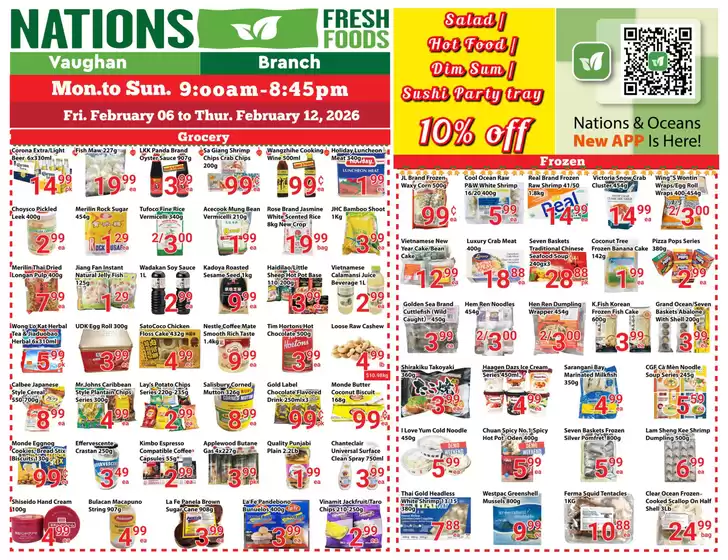 Nations Fresh Foods catalogue in Toronto |  Hot Deals of the Week | 2026-02-06T00:00:00.000Z - 2026-02-12T00:00:00.000Z