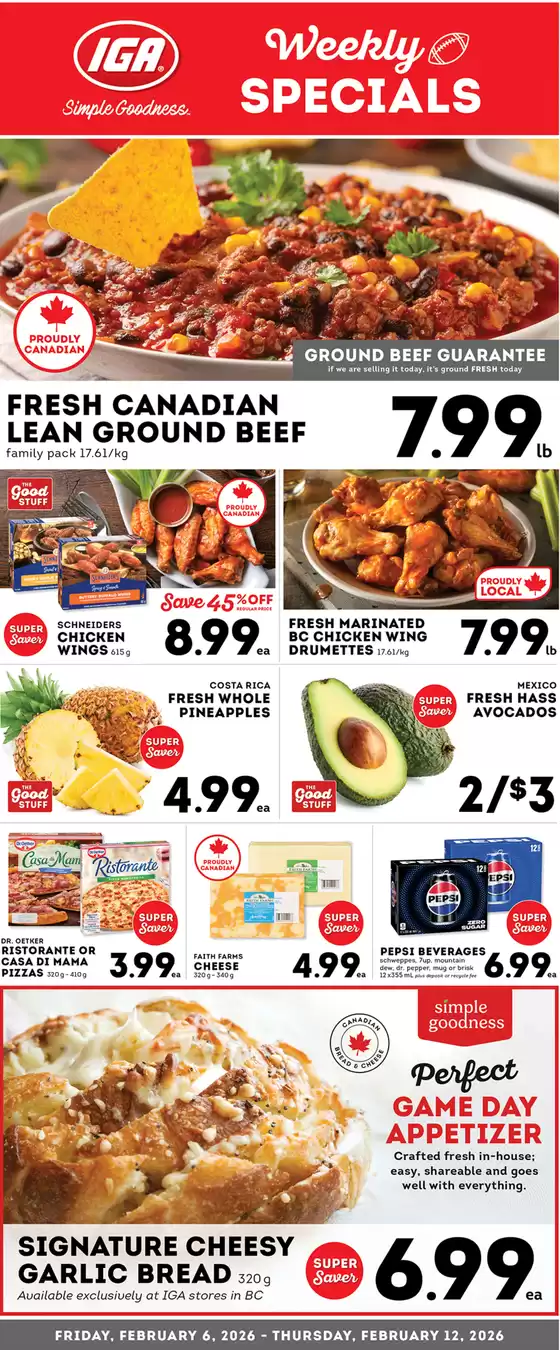 Market Place IGA catalogue in Toronto | Weekly specials  | 2026-02-06T00:00:00.000Z - 2026-02-12T00:00:00.000Z