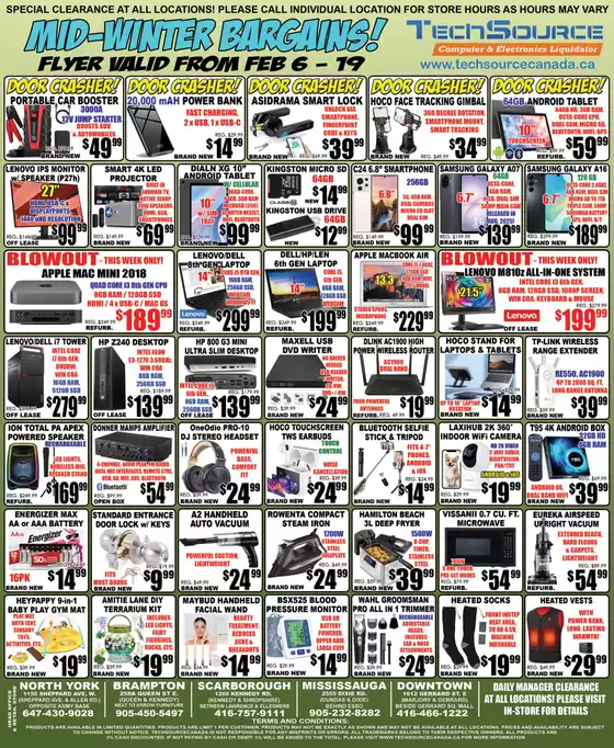 TechSource catalogue in Calgary | TechSource, flyer | 2026-02-06T00:00:00.000Z - 2026-02-19T00:00:00.000Z