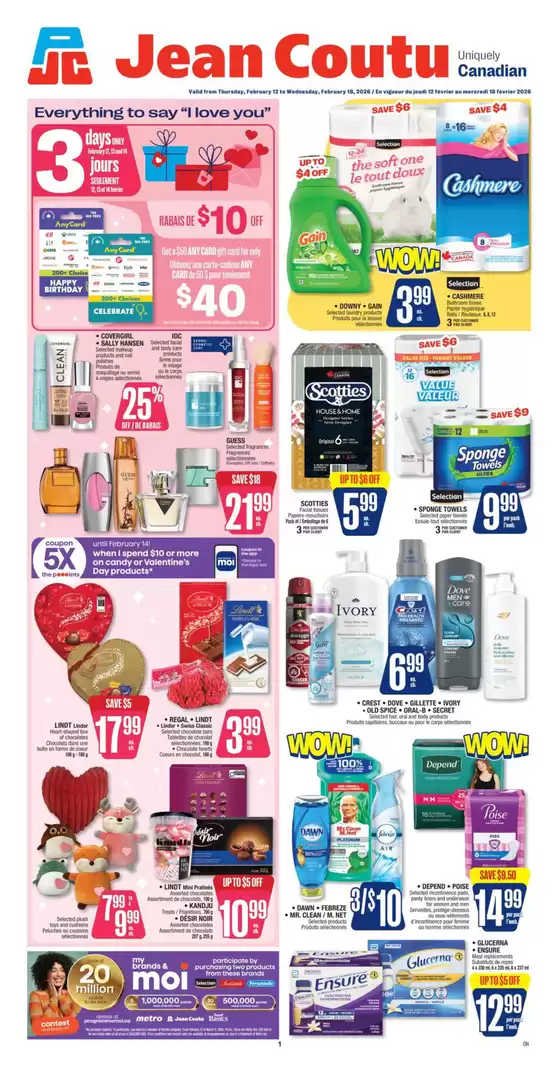 Jean Coutu catalogue in Timmins | Our best deals for you | 2026-02-12T00:00:00.000Z - 2026-02-18T00:00:00.000Z