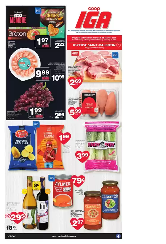 IGA Extra catalogue in Papineauville QC | New offers to discover | 2026-02-12T00:00:00.000Z - 2026-02-18T00:00:00.000Z
