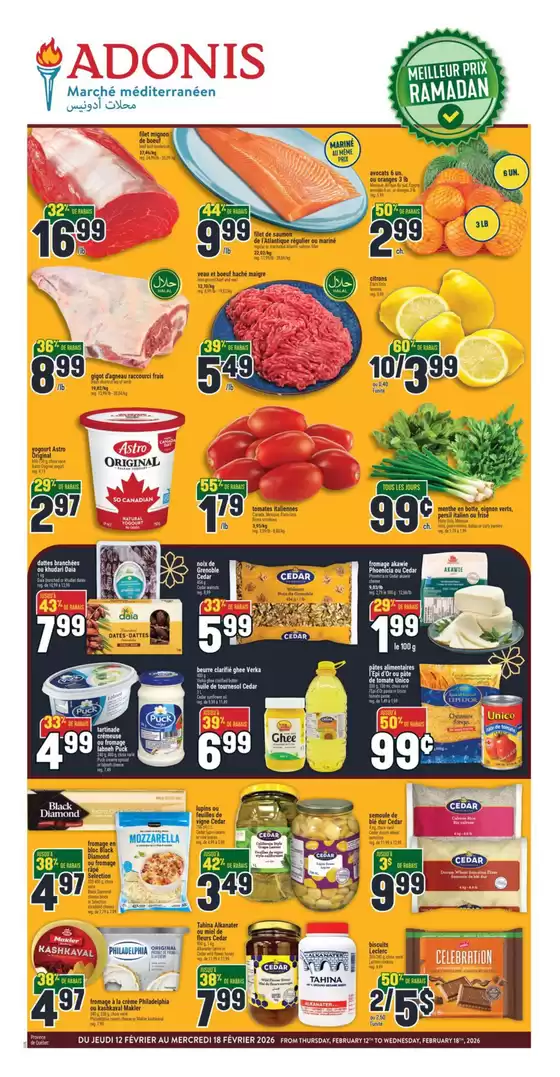 Marché Adonis catalogue in Papineauville QC | Our best bargains | 2026-02-12T00:00:00.000Z - 2026-02-18T00:00:00.000Z