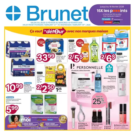 Brunet catalogue in Timmins | Discounts and promotions | 2026-02-12T00:00:00.000Z - 2026-02-18T00:00:00.000Z