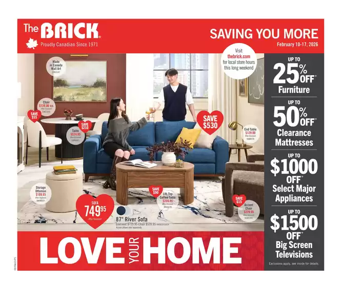 The Brick catalogue in Toronto | Weekly Flyer | 2026-02-10T00:00:00.000Z - 2026-02-17T00:00:00.000Z