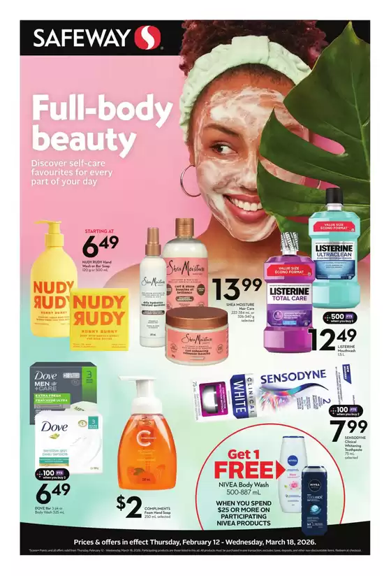 Safeway catalogue in Richmond Hill | Health & Beauty - Safeway Canada | 2026-02-12T00:00:00.000Z - 2026-03-18T00:00:00.000Z