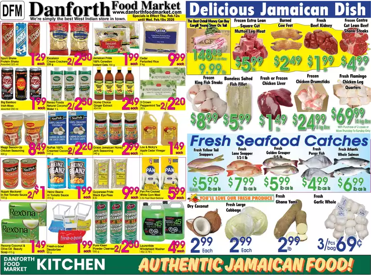 Danforth Food Market catalogue in Beauharnois | Weekly flyer  | 2026-02-12T00:00:00.000Z - 2026-02-18T00:00:00.000Z