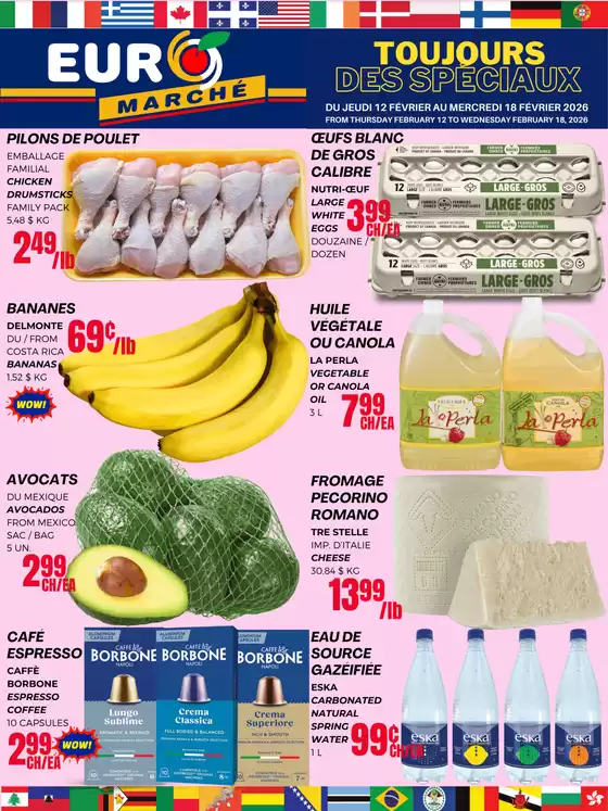 Euromarché catalogue in Beauharnois | Weekly flyer  | 2026-02-12T00:00:00.000Z - 2026-02-18T00:00:00.000Z